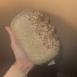 Bedazzled Gold Evening Purse/Clutch Brand New